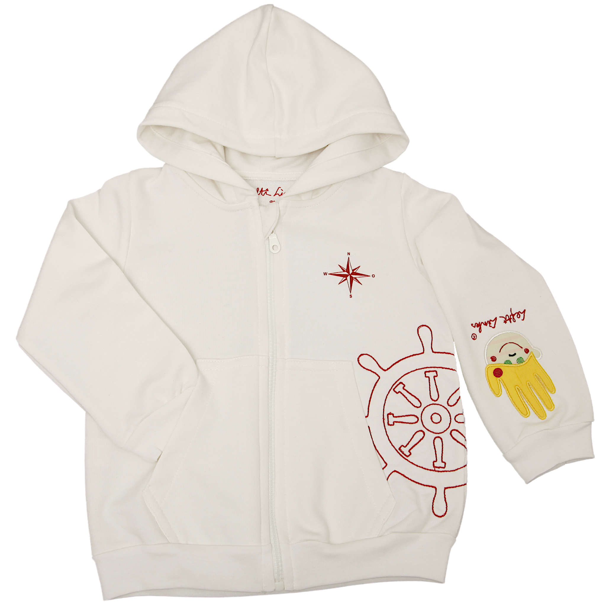 Hoodie Jacket “Compass & Steering Wheel”